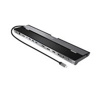 Station d'accueil Type-C j5create - Prend en Charge 3 écrans simultanément - DisplayPort, VGA, Charge Rapide PD, Gigabit Ethernet - Câble Type-C de 1,5 Pied Inclus. (JCD543)