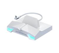 Station d'accueil Universelle avec HDMI 4K 2.5G RJ45 100W PD RGB Light USB C Hub Compatible avec Hagibis Ally Steam Deck Switch OLED(White)