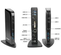 Station d'accueil universelle USB-C et USB-A triple affichage avec Power Delivery 65W