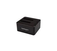 Station d'accueil USB 3.0 - StarTech.com - 2 baies - Support HDD/SSD 2,5"/3,5" - Plug and Play - Noir