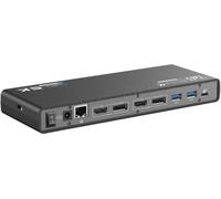 T'nB - Station d’Accueil Double Ecran 4K60Hz, 14 en 1, HDMI et DisplayPort, 4X USB-A 3.0, 2X USB-C 3.0, Compatible Windows, macOS, Linux, Android, Chrome OS