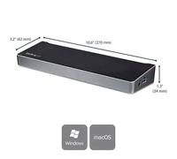 StarTech.com 4K USB-C Dock - Triple Monitor - Mac
