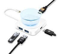 Station d'accueil USB C avec charge magnétique sans fil,hub multifonction 5 en 1,4 K,HDMI 100 W,2 ports USB 3.0,pour MacBook/Dell/HP/Lenovo ordinateurs portables Windows Surface.[M532]