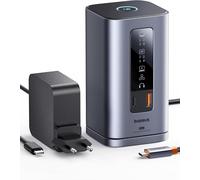 Station D'Accueil Usb-C Avec Chargeur 100W, Série Spacemate 11 En 1, 3 Moniteurs Avec 2 Hdmi, 1 Dp 4K@60Hz, Usb-A/C 10Gbps, Ethernet 1Gbps, Compatible Avecordinateurs Portables Windows
