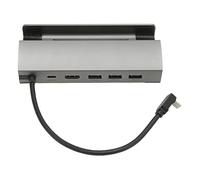 Station d'accueil USB C, Concentrateurs USB C À Charge Rapide 100 W PD avec 3 Ports USB, Adaptateur Multiple 1000 Mbps 4K 60 HZ pour Valve Steam Deck