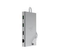 Razer Station d'accueil USB-C 11 ports – HDMI 4K, Gigabit Ethernet, USB-A/USB-C, 7.1 – Mercury