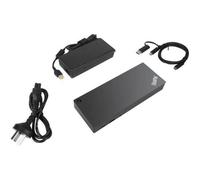 Origin Storage 40AF0135EU station d'accueil USB 3.2 Gen 1 (3.1 Gen 1) Type-A + Type-C Charbon de bois, Rouge