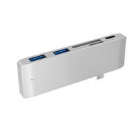 Station d'accueil USB C pour ordinateur portable 4/5 en 1 Hubs USB C Multiport Adaptateur Dongle avec port USB C 3,5 mm