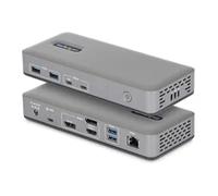 Station d'Accueil USB-C pour Trois Écrans, DisplayPort / HDMI, 4K 60Hz, Recharge d'Ordinateur Portab