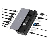 Verbatim Station d'accueil portable CDS-15S USB-C 3.2 avec lecteur SSD (Gris)