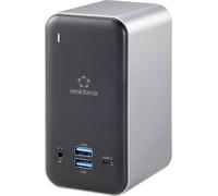 Station d'accueil USB-C® Renkforce RF-4499452 Convient pour les marques: universel avec fonction de chargement