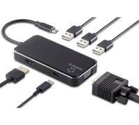 Station d'accueil USB-C® Renkforce RF-HUB-230 Convient pour les marques: universel alimentation USB-C®