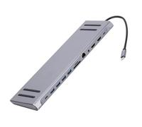 Station d'accueil USB C, Station d'accueil pour hub Informatique | Station pour Ordinateur Portable USB C,Hub d'extension Haute Vitesse, Extension pour Station d'ac