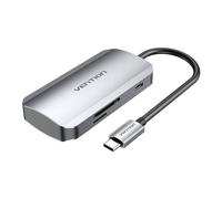Station d'accueil Usb-C To 3X Usb3.0, Sd, Tf, Pd 0.15M Vention Tnhhb Grey