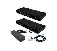 - Station d'accueil - USB-C / USB4 / Thunderbolt 3 / Thunderbolt 4 - 2 x HDMI, 2 x DP++ - 1GbE - 100 watt - Europe