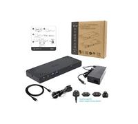 - Station d'accueil - USB-C / USB4 / Thunderbolt 3 / Thunderbolt 4 - HDMI, 2 x DP++ - 1GbE - 100 Watt - Europe