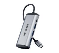 Station d'accueil Usb-C vers Usb-C, 3X Usb3.0, Pd 0.15M Vention Thahb Grey