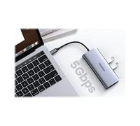 Station d'accueil portable USB-C 3.0 uGreen 10en1 (Gris)