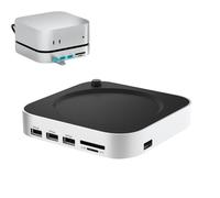 Station d'accueil USB pour Mac Mini M4 M4 Pro M.2 NVMe SSD 4 To Max 10 Gbit/s Ports USB-A SD et TF