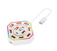 Station d'accueil USB RGB multitâche Anti-Surcharge électronique