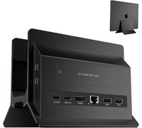 Station d'accueil Verticale Hub, Macbook Docking Station USB C avec boîtier M.2 NVMe(SSD Non Inclus), 4K et 60 Hz, 2 * USB C 10Gbps, SD/TF, Dock USB C Compatible avec MacBook Pro/Air, Laptop