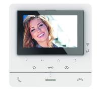Bticino Station d'accueil vidéo Classe 100X16E – Wi‑Fi, écran tactile 7" – pour deux familles, blanc