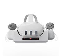 Station d'accueil VR pour Meta Quest 3,Station de Charge pour Casque VR et contrôleurs avec indicateur LED, Support de Stockage VR de Bureau/Mural