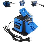 Station D'affûtage Universelle, Affûteuse électrique Multifonctionnelle Ménage 65W, Affûteuse électrique de Forets 6000 tr/min, Réglage Angulaire de Précision, pour Couteaux, Ciseaux et Forets