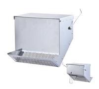 Station d'alimentation automatique avec couvercle, pour lapins, pour petits animaux, intérieur extérieur, oiseaux, furets, hamsters, entraînement en cage