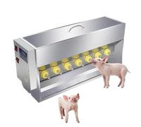 Station d'alimentation automatique pour porcelets, en acier inoxydable, 10/14 , son de semis simulé, baratte de lait de 15/20 L pour pâturages, machine d'alimentation efficace pour porcs