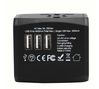 Station d'alimentation compacte, adaptateur de voyage universel pour une utilisation internationale simplifiée grâce à sa conception portable,