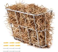 Station d'alimentation en foin VEVOR pour animaux d'élevage, capacité de 18,5 gallons, support mural de 24,4 pouces pour foin de cheval pour animaux d'élevage en intérieur et en extérieur