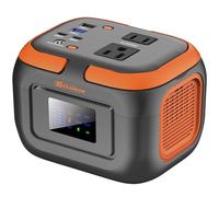 Station d'alimentation portable 120 W, banque d'alimentation avec prise AC, générateur portable 97,6 Wh, batterie externe avec entrée USB C pour camping, maison, van, vie, aventure, sauvegarde