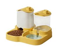 Station d'alimentation pour animaux de compagnie - Système de recharge de rafraîchissement, récipient à croquettes sèches 2 en 1 pour petits mammifères, tour d'hydratation avec débit constant