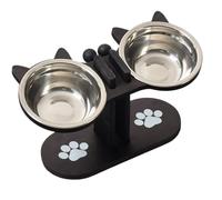 Station d'alimentation pour chats, base réglable pour mangeoires pour chiens | Abreuvoir pour animaux de compagnie de chiots et chatons Utilisation quotidienne à la maison ou en voyage