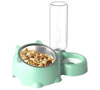 Station d'alimentation pour chats - pour animaux inclinés de 16 degrés, pour la distribution d'eau, mangeoire pour chien chat amovible avec design anti-déversement | Ensemble pratique
