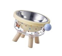 Station d'alimentation pour chien avec insert pour gamelle amovible facile
