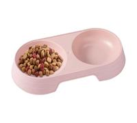 Station d'alimentation pour Chiens | Bol Double pour Chat surélevé Macaron - Gamelle pour Chien Bols d'eau et de Nourriture pour Nourrir Les Petits Chiens de Taille Moyenne Chats Chiots