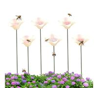 Station d'arrosage en céramique pour abeilles 6 pièces pour fleurs et oiseaux