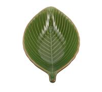 Station D'arrosage Extérieure de Feuille Verte en Céramique | Abeilles et Insectes Utiles, Usage Jardin et Pelouse, Design Éducatif pour Garçon et Filles