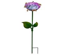 Station d'arrosage pour abeilles, 64 cm, en métal, distributeur de nourriture pour les abeilles pour pollinisateurs assoiffés, pollinisateur d'eau pour et papillons