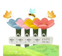 Station d'arrosage pour abeilles - Tasses en résine pour jardin, pollinisateur sauvage, station d'abreuvement d'insectes d'extérieur pour papillons et abeilles (multicolore_4 pièces)