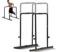 Station de barres à dips - Hauteur réglable - 200 kg de barres à dips Workout - Supports de fitness - Stabilisateurs parallèles - Barres parallèles - Musculation dans la salle de fitness à domicile