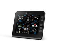 Station de base Bresser pour station météo Profi WLAN, WLAN, capteur thermo-hygro, symbole smiley, réveil, avertissement de gel, pour température intérieure et extérieure
