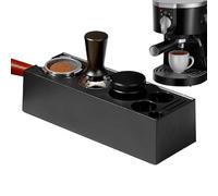 Station de bourrage de café : boîte de frappe de café, siège de bourrage de café | Boîte d'organisation de café, support pour porte-filtre de manipulation express, organisateur d