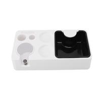 Station de bourrage de café, support de porte-filtre à café antidérapant multifonctionnel en ABS, conception de trou de structure cyclone pour distributeur de doseur de 51 mm, 54