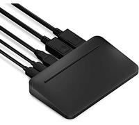 Station de bureau multiport USB-C Brydge Stone Lite | Compatible avec Windows | Double écrans 4K. Sortie HDMI. Vitesses USB-C. 5 ports | (Noir)