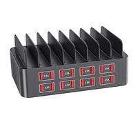 Station de Charge 16 Ports USB Smartphone et Tablette 150W Noir