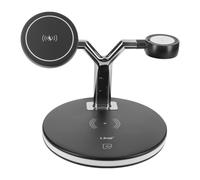 Station de charge 3 en 1 iPhone 15W, AirPods, Apple Watch LinQ Noir