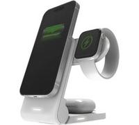 Station de Charge 3-en-1 MagSafe 15W pour iPhone / AirPods / Watch STM Blanc Blanc